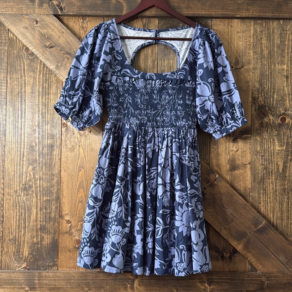 FREE PEOPLE Dear Delilah Floral Puff Dress - Picture 5 of 9